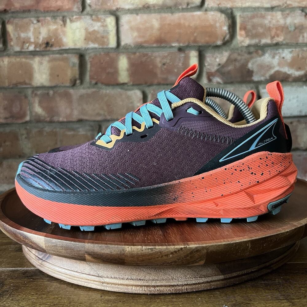 Altra Experience Wild 2 Womens 6 Max Cushion Trail Hiking Running Shoes Maroon